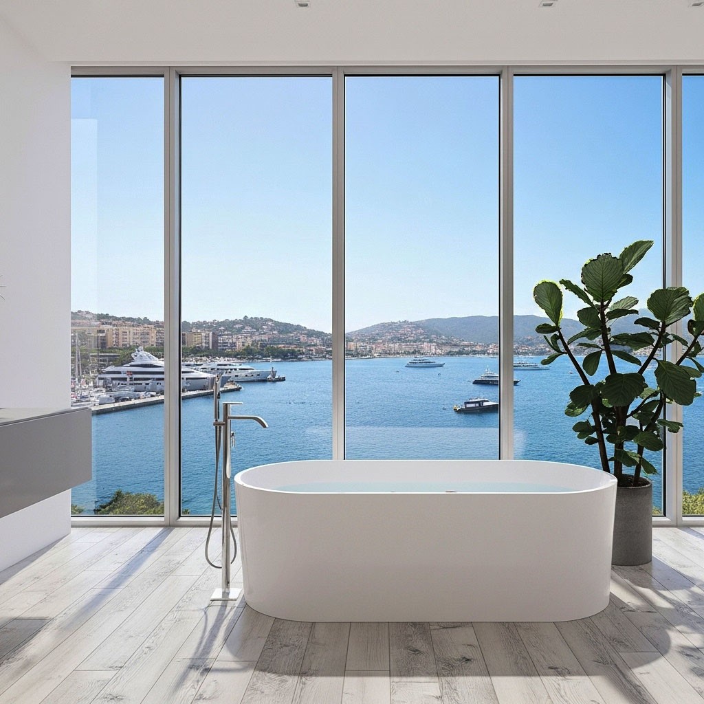 Bau Acrylic Freestanding Bathtub Made in Turkey